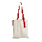 Шоппер Superbag с ремувкой 4sb, неокрашенный с красным