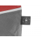 Сумка-холодильник Reviver с длинными ручками из нетканого переработанного материала RPET, красная