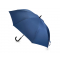 Зонт-трость Lunker с куполом диаметром 135 см, синий, вид сбоку