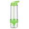Бутылка для воды с функцией соковыжималки на 650мл, светло-зеленая