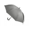 Зонт-трость Lunker с куполом диаметром 135 см, серый, вид сбоку