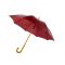 Зонт-трость Радуга, полуавтомат, бордовый