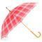 Зонт-трость Коннор, полуавтомат, красный