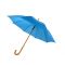 Зонт-трость Радуга, полуавтомат, голубой