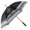 Зонт-трость Канкан со шнуровкой, полуавтомат, серый