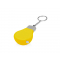 Брелок-рулетка для ключей Лампочка, 1м, желтая, обратная сторона
