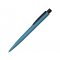 Ручка шариковая металлическая Lumos M soft-touch, голубая