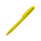Ручка шариковая пластиковая Coral Gum , soft-touch, желтая