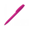 Ручка шариковая пластиковая Coral Gum , soft-touch, розовая