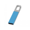 USB-флешка на 16 Гб Hook с карабином, голубая