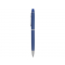 Ручка-стилус шариковая Фокстер, синяя, вид сбоку