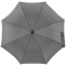 Зонт-трость rainVestment, светло-серый меланж, купол