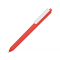 Ручка пластиковая шариковая Pigra  P03 софт-тач, красная