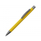 Ручка металлическая soft touch шариковая Tender, желтая