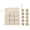 Деревянные крестики-нолики в мешочке XO