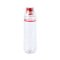 Бутылка для воды FIT, прозрачная с красным
