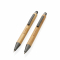 Набор Bamboo с ручкой и карандашом в коробке, пример нанесения