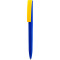 Ручка ZETA SOFT BLUE MIX, Синяя с желтым