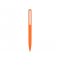 Ручка пластиковая шариковая Bon soft-touch, оранжевая, вид сзади