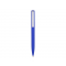 Ручка пластиковая шариковая Bon soft-touch, синяя, вид сзади