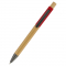 Ручка Авалон с корпусом из бамбука, красная