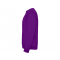 Свитшот с начесом Clasica, унисекс, фиолетовый
