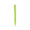 Ручка пластиковая шариковая Bon soft-touch, ярко-зеленая, вид сбоку