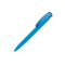 Шариковая ручка трехгранная TRINITY K transparent GUM soft-touch, голубая