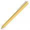 Шариковая ручка Chalk Metallic Gold, золотая с белым клипом