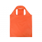 Складная сумка Reviver из переработанного пластика, оранжевая, вид спереди