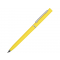 Ручка пластиковая шариковая Navi soft-touch, желтая