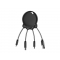 Портативное зарядное устройство Octopus Booster, 1000 mAh, черное, обратная сторона