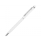Ручка-стилус металлическая шариковая Jucy,белая