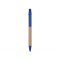 Ручка картонная шариковая Эко 3.0, синяя, вид сзади