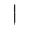 Ручка металлическая шариковая Атриум софт-тач, черная, вид сбоку