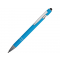 Ручка-стилус металлическая шариковая Sway, голубая
