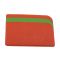 Футляр для кредитных карт с 3 карманами с тиснением, оранжевый