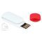 USB flash-карта Alma, красная, открытая