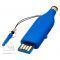 USB-флешка со стилусом, синяя