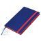 Ежедневник недатированный А5, Portobello Trend Aurora, синий с красным