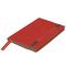 Ежедневник Marsielle Soft Touch S, гибкая обложка, красный с коричневым, в закрытом виде