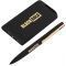 Набор ручка + зарядное устройство 4000 mAh в футляре, черное золото