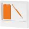 Набор ручка Star + зарядник Theta 4000 mAh в футляре, оранжевый