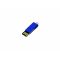 Флешка с мини чипом минимальный размер, синяя