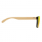 Солнцезащитные очки ALOHA, сплошные, жёлтые, вид сбоку