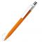 Шариковая ручка Dot с белым клипом Maxema, оранжевая
