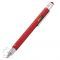 Ручка шариковая Construction (TROIKA), мультиинструмент, красная
