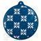 Новогодний самонадувающийся шарик Скандик, синий общий вид