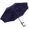 Зонт наоборот Unit ReStyle, купол темно-синего зонта
