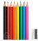 Набор Hobby, 8 цветных карандашей и точилка